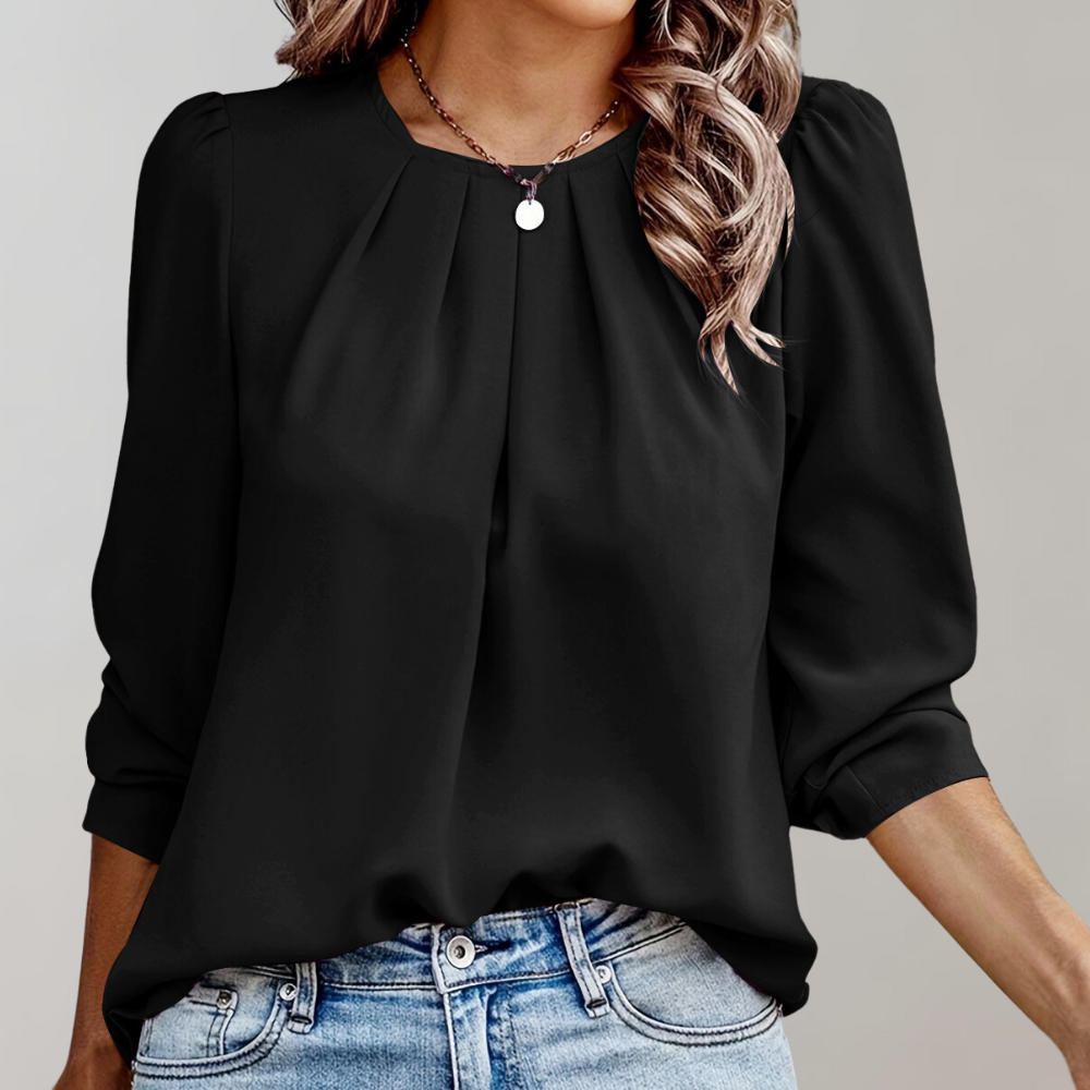 Serena | Elegant Women's Blouse With Puff Sleeves