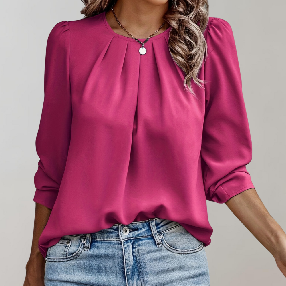 Serena | Elegant Women's Blouse With Puff Sleeves